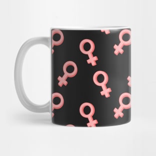 Female Symbol Pattern Design Mug